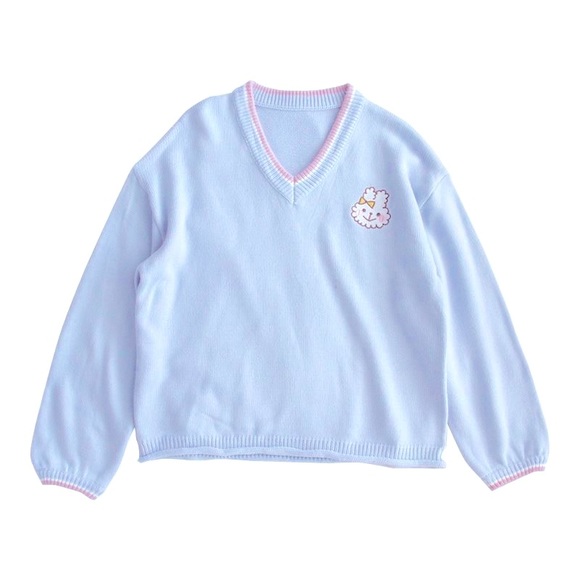 Kawaii Blue Bunny Sweater (NOT FOR SALE, SEARCH) - Picture 1 of 2